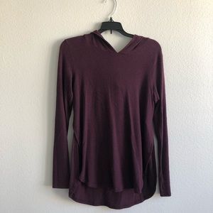 Purple Hooded Sweater